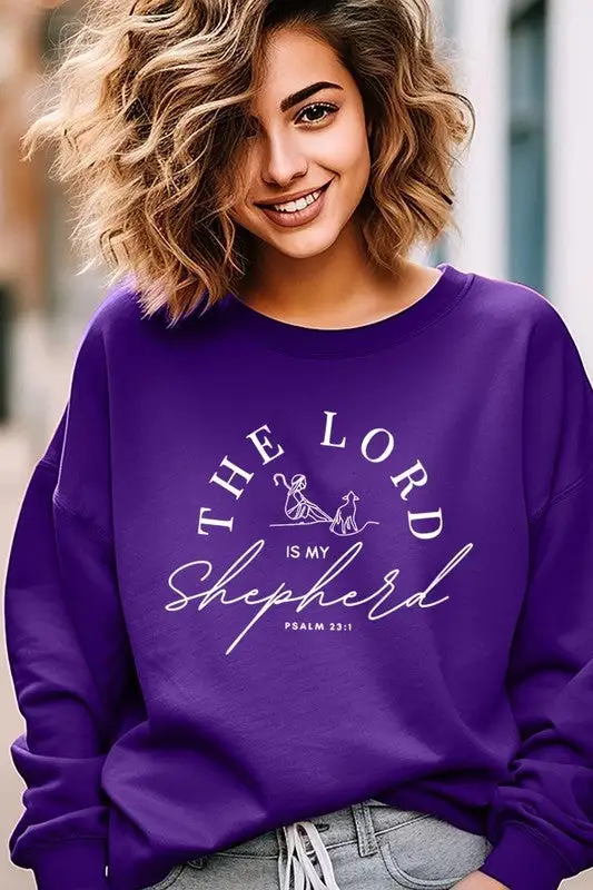 Layered Look Soft Graphic Pullover Sweatshirt