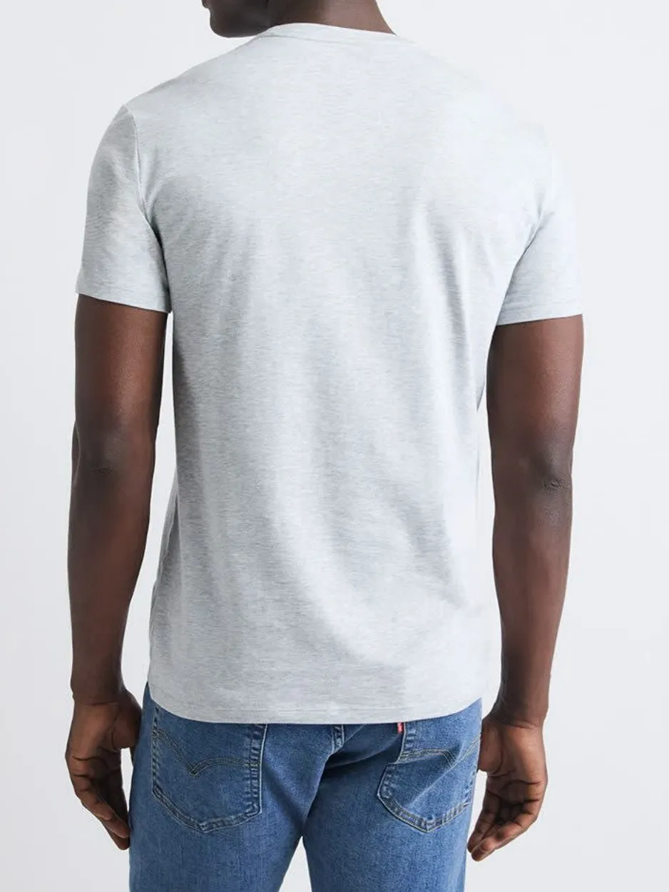 Light Grey Short Sleeve Crew-Neck T-Shirt