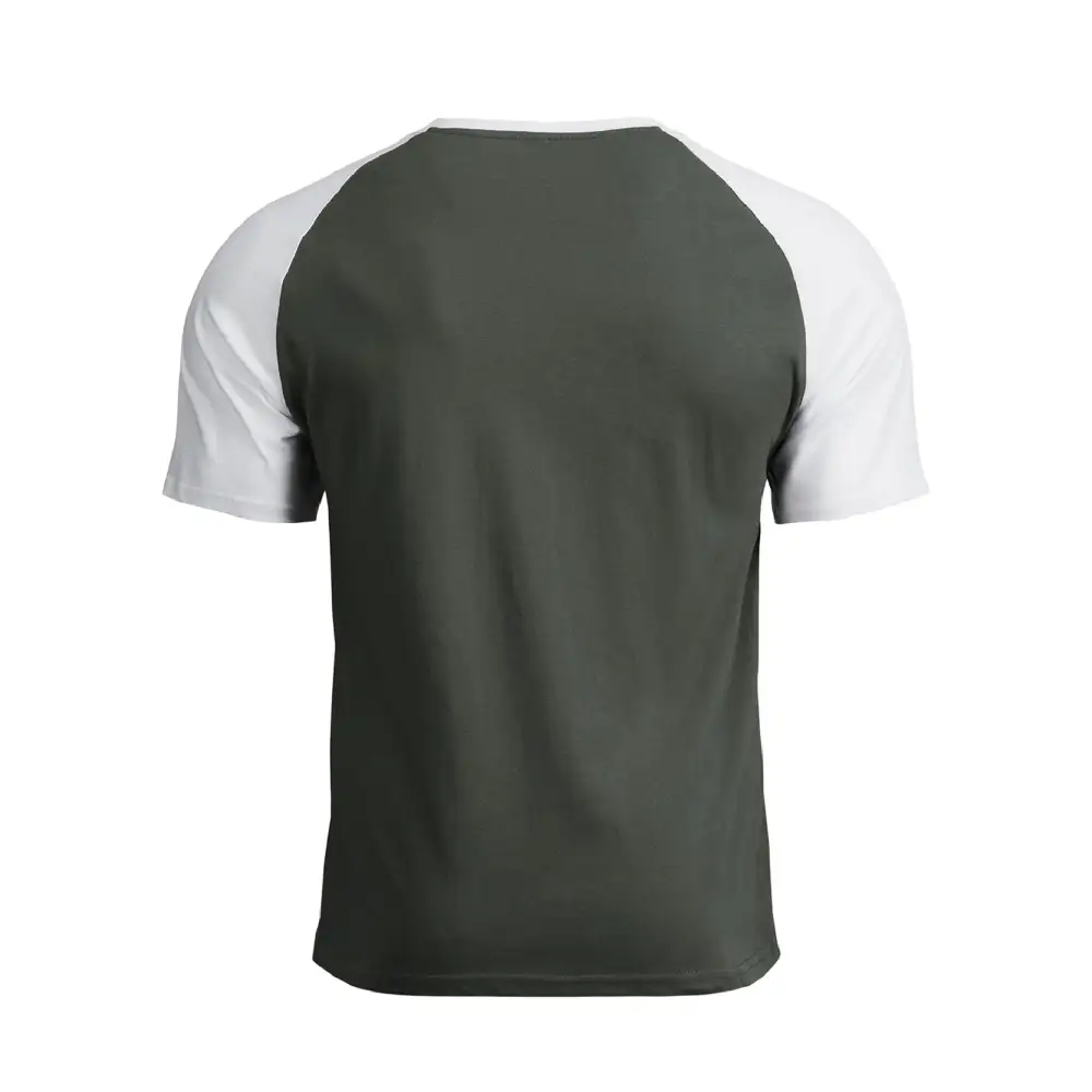 THE POWER OF STUPID PEOPLE RAGLAN GRAPHIC TEE