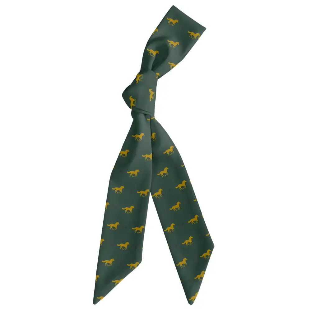 Derby Horses Motif Hair Scarf