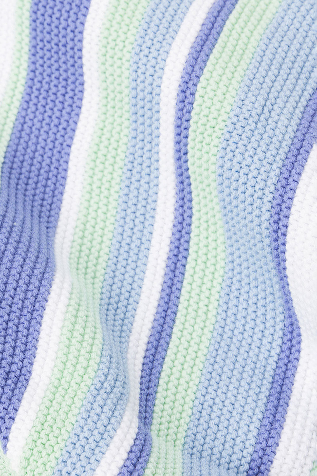 Striped Sleeveless Knit Crop Top