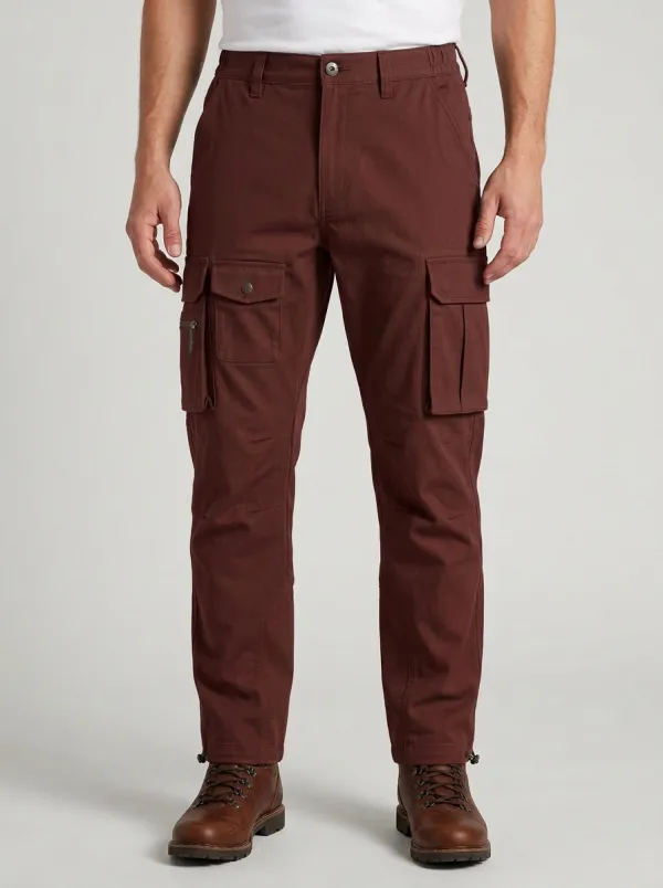 Men's Outdoor Tactical Olive Green Multi-Pocket Cargo Pants