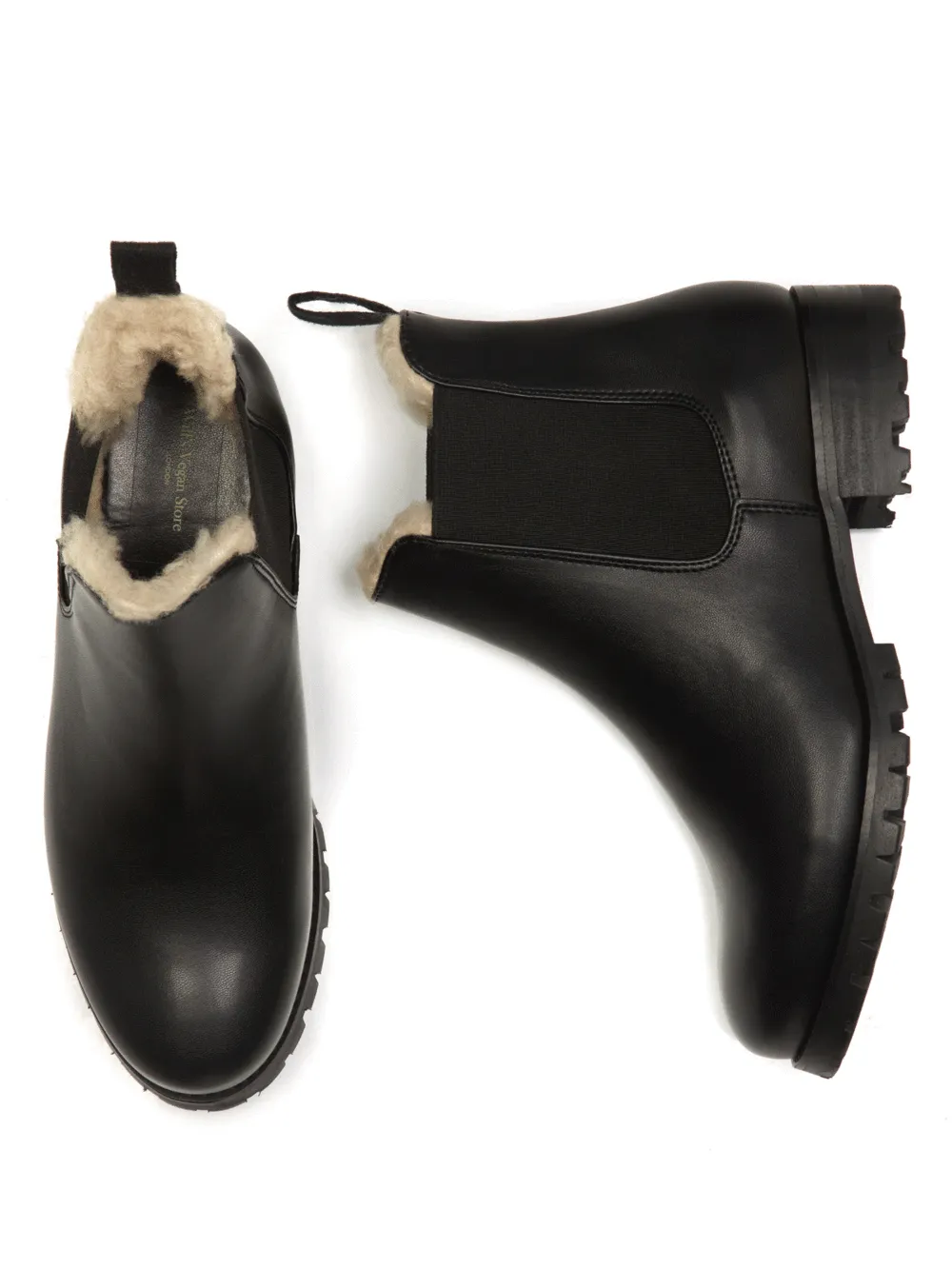 Women's Clean Profile Insulated Vegan Leather Chelsea Boots