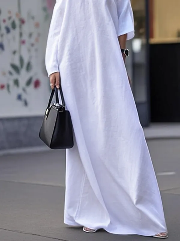 Shoulder Long Maxi Dress