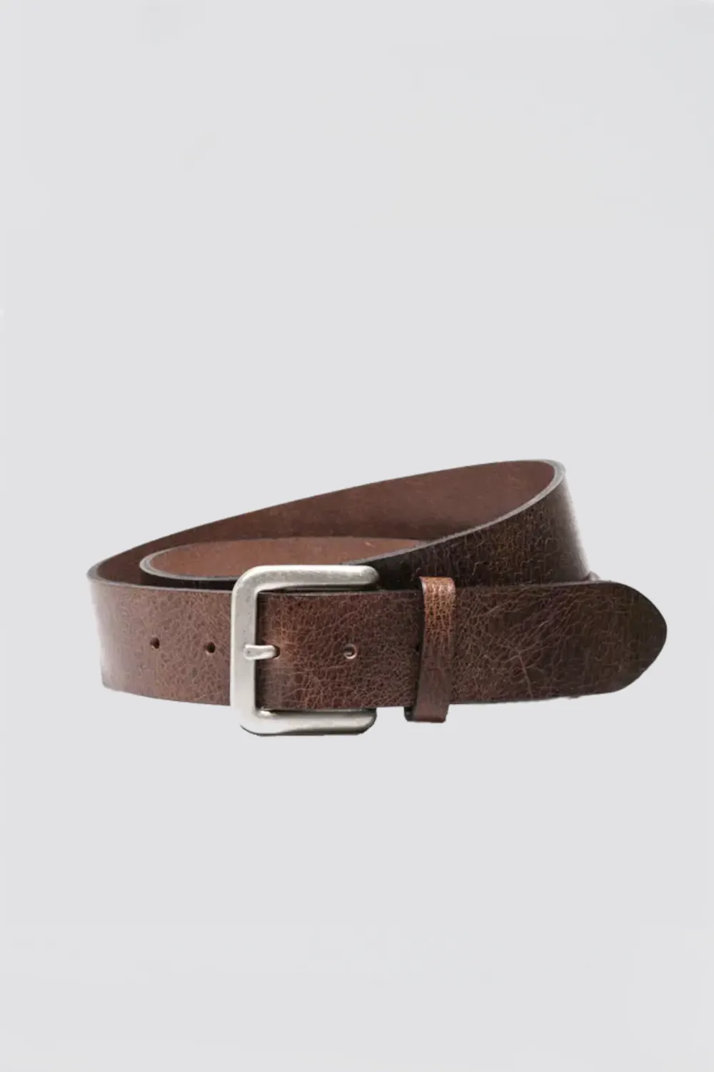 Wide Leather Buckle Belt