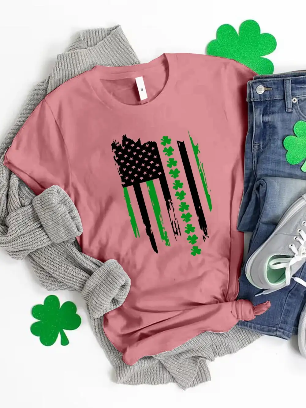 Tailored Round-Neck Short-Sleeve Graphic T-Shirt