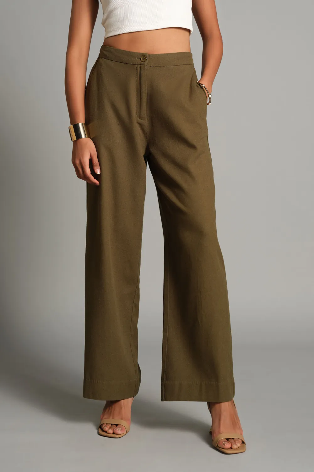 Daily High Waist Flair Pants
