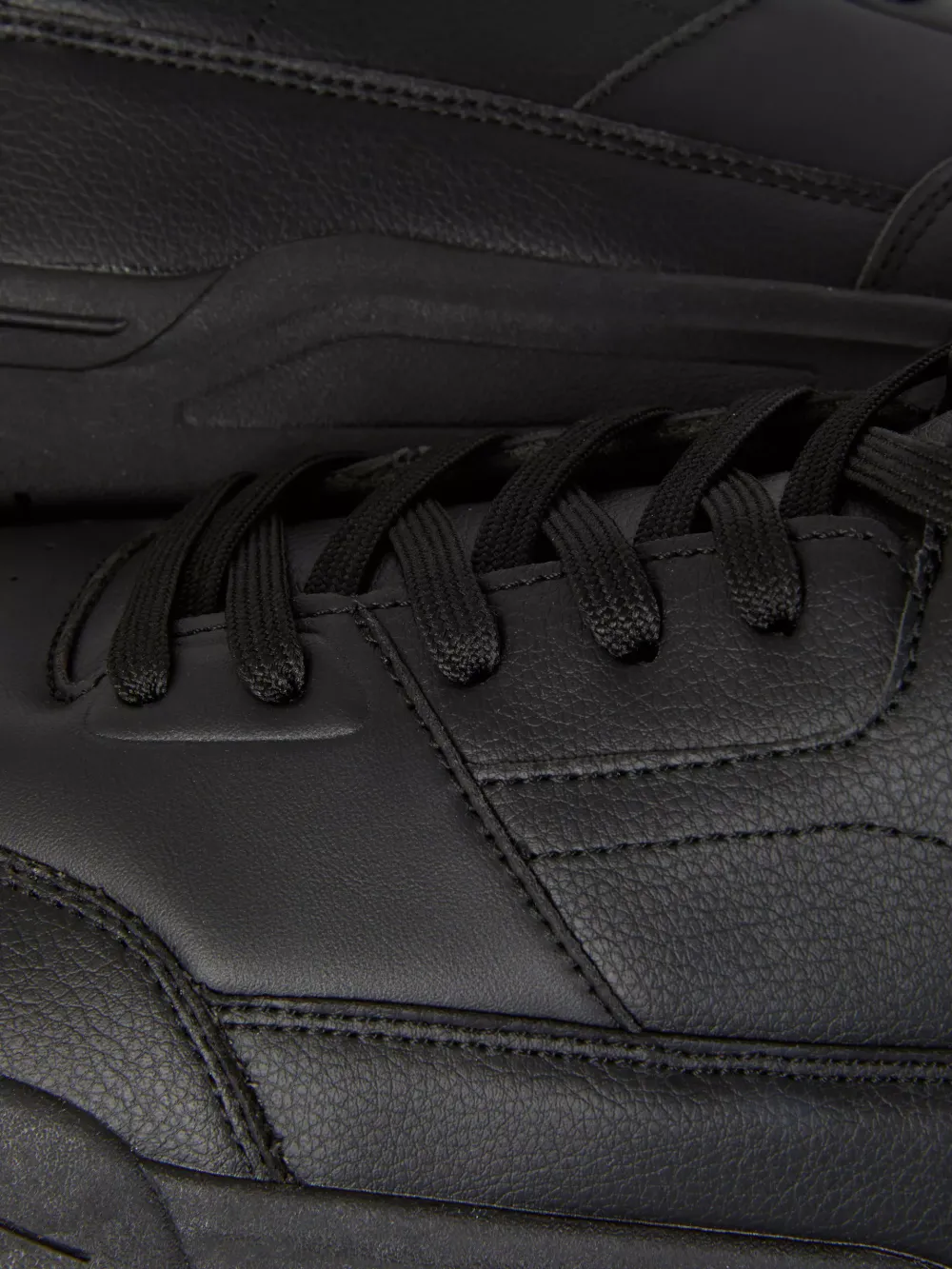 High-Top Simple And Versatile Rubber Lace-Up Sports Shoes