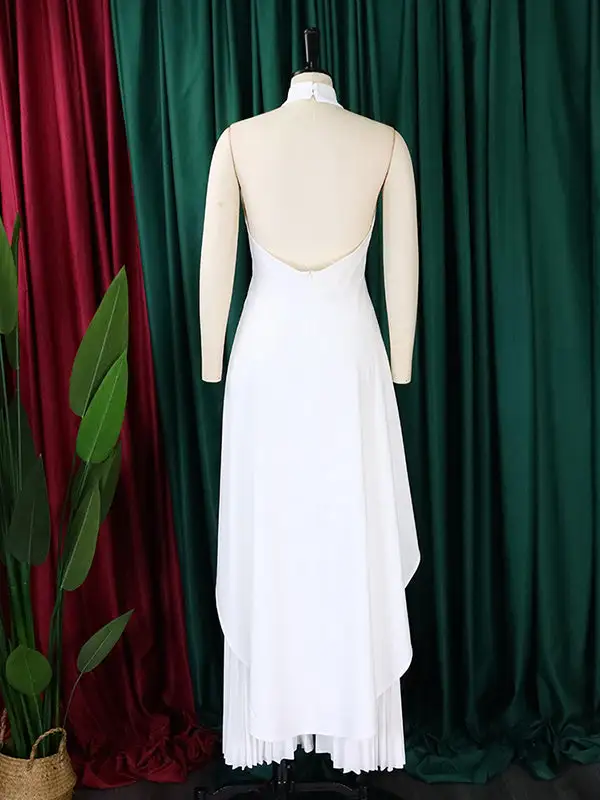 High Low Relaxed Open Back Top And Pants Set