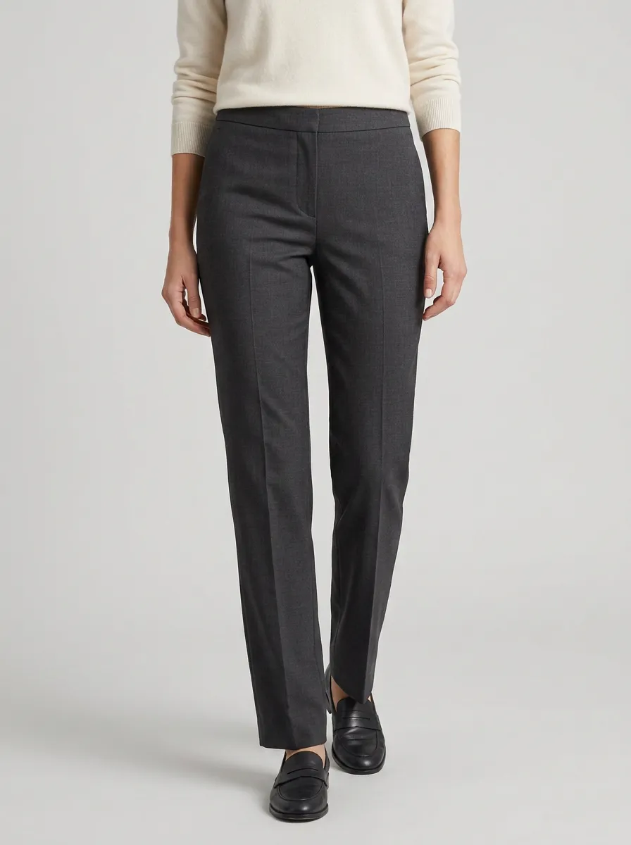Weekend Straight-Leg Mid-Rise Mid-Rise Straight Leg Trousers
