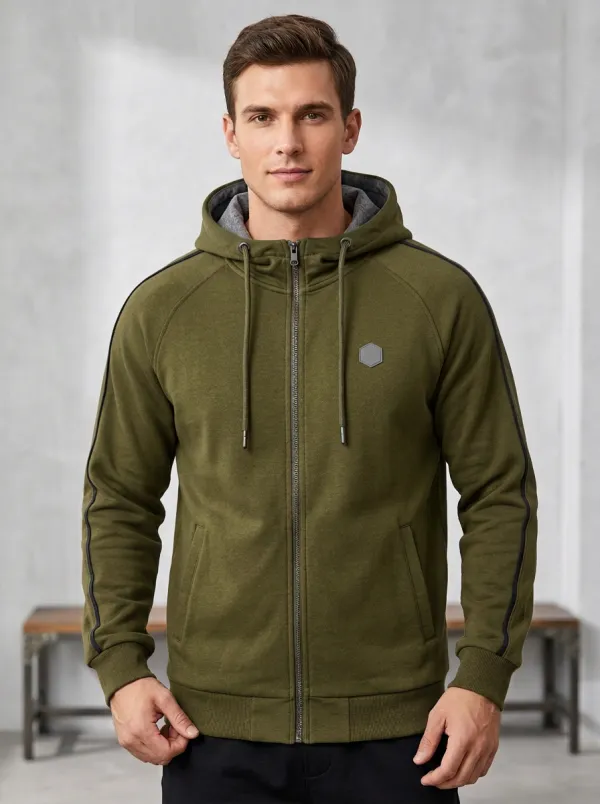 Training Zip-Up Jacket Fit Men's Sport Jacket