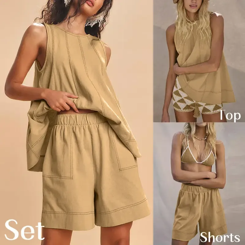 Women's two-piece pure cotton set