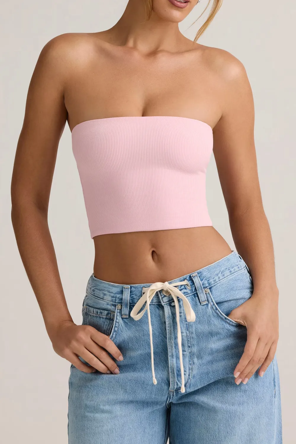 Solid Color Simple Women's Short Top