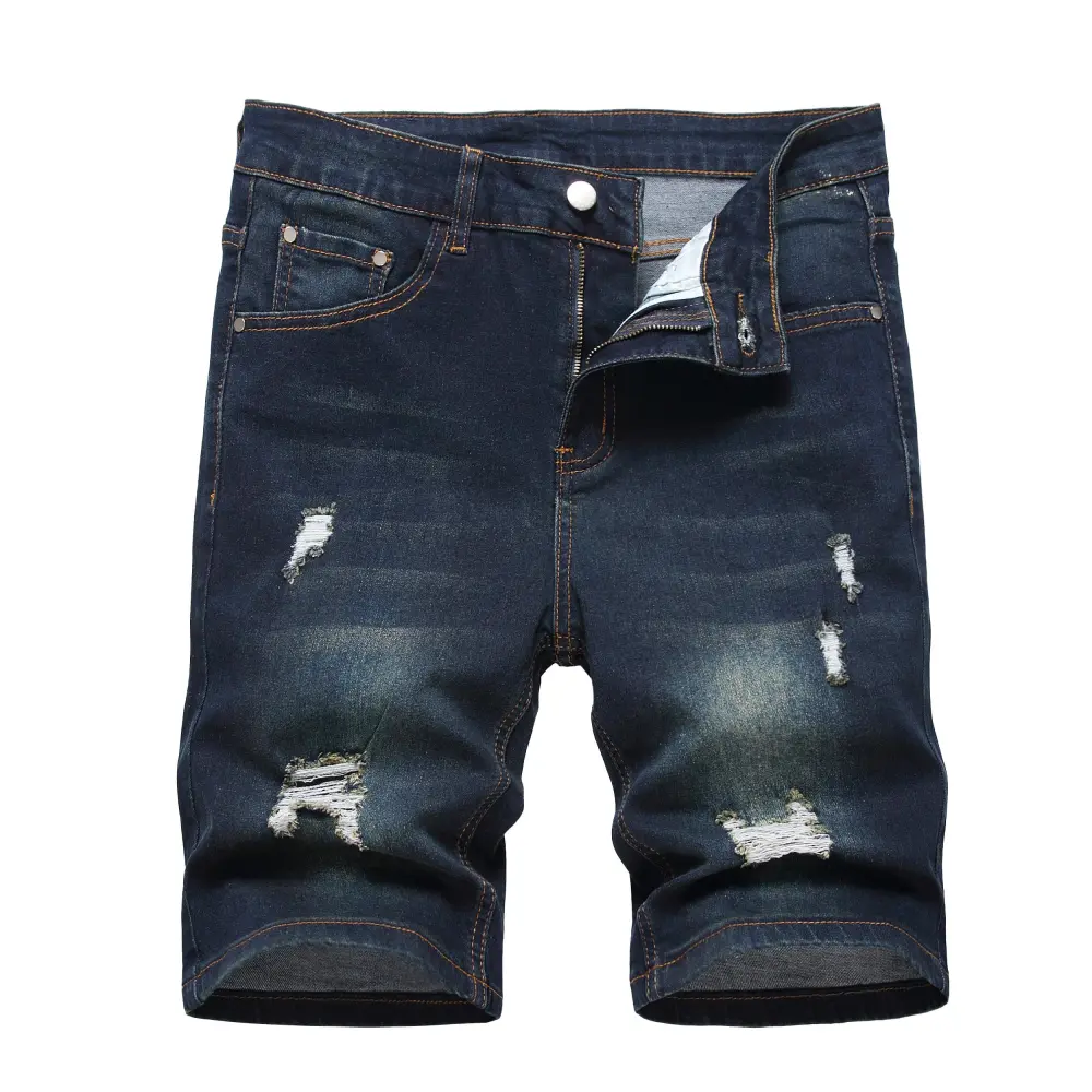 🛒 90% OFF NOW!2026 New Men'S Multi Pack Slim Fit Stretch Denim Shorts Ripped Skinny Jean Shorts For Men