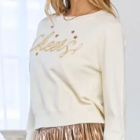 Relaxed Cheers Sweater Sweaters
