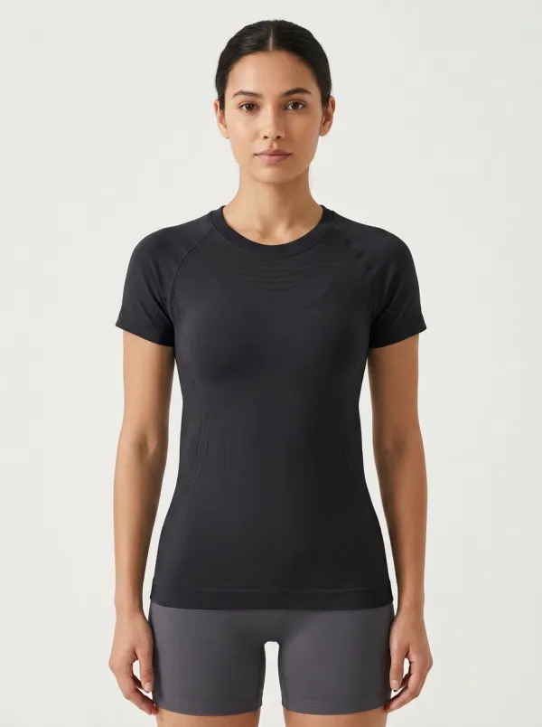Women's Engineered-Knit Seamless Raglan Training T-Shirt