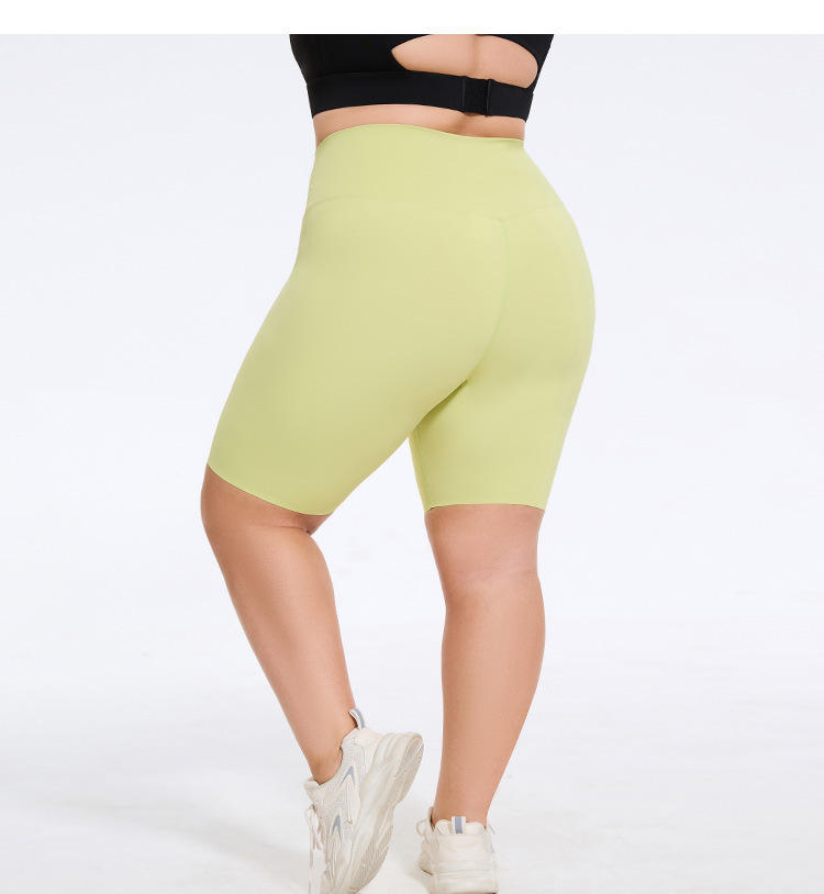 Breathable Plus Size Biker Shorts