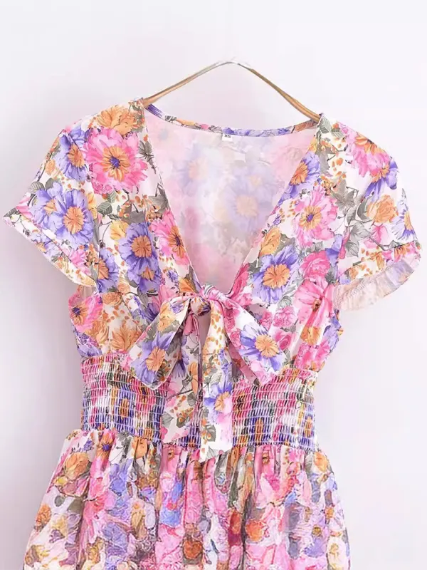 Short Sleeve Line Dress Shorts