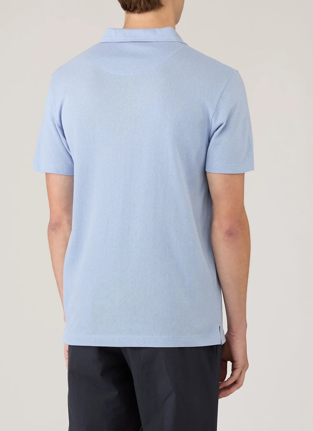 Polished Weekend Slim Fit Mesh Cotton Short Sleeve Polo Shirt