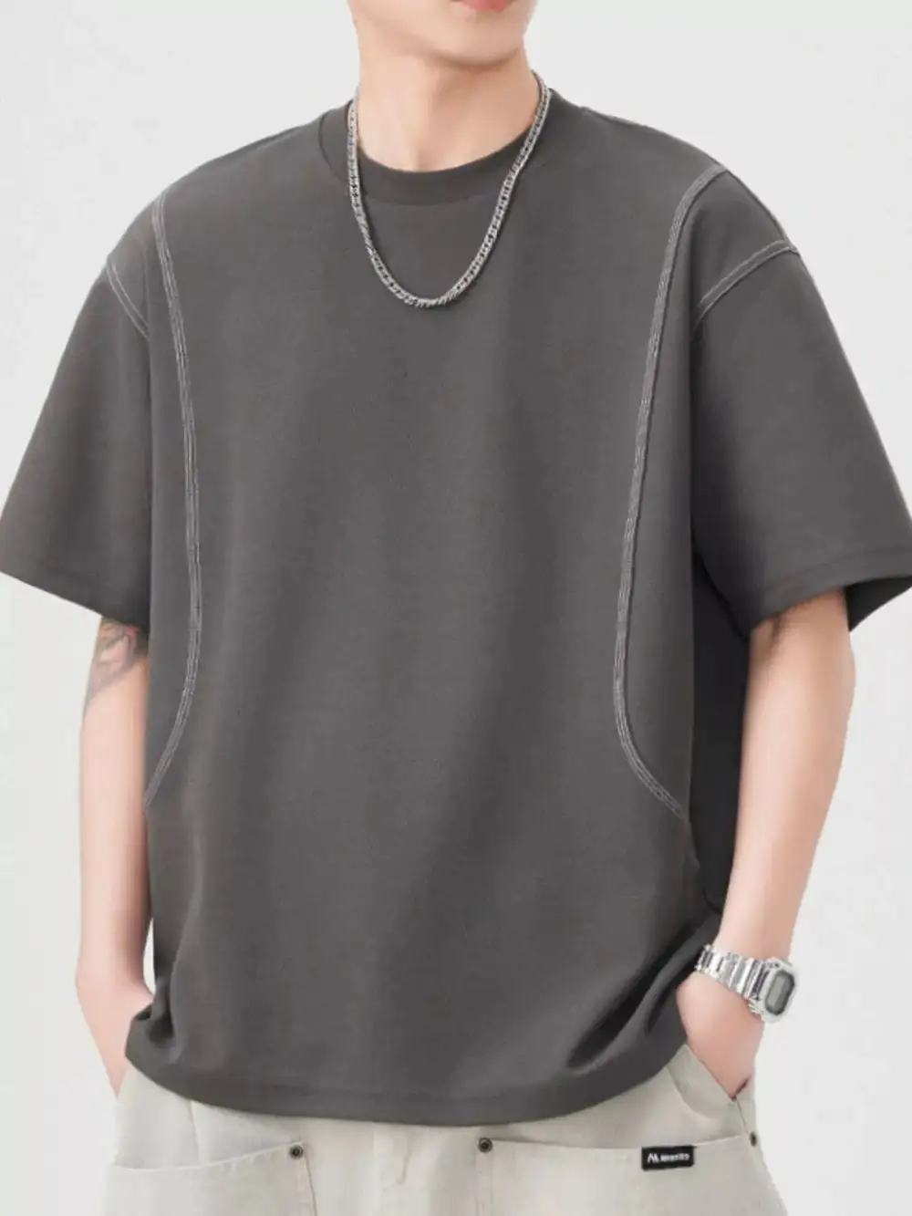 Easywear Round Neck Short Sleeve T-Shirt