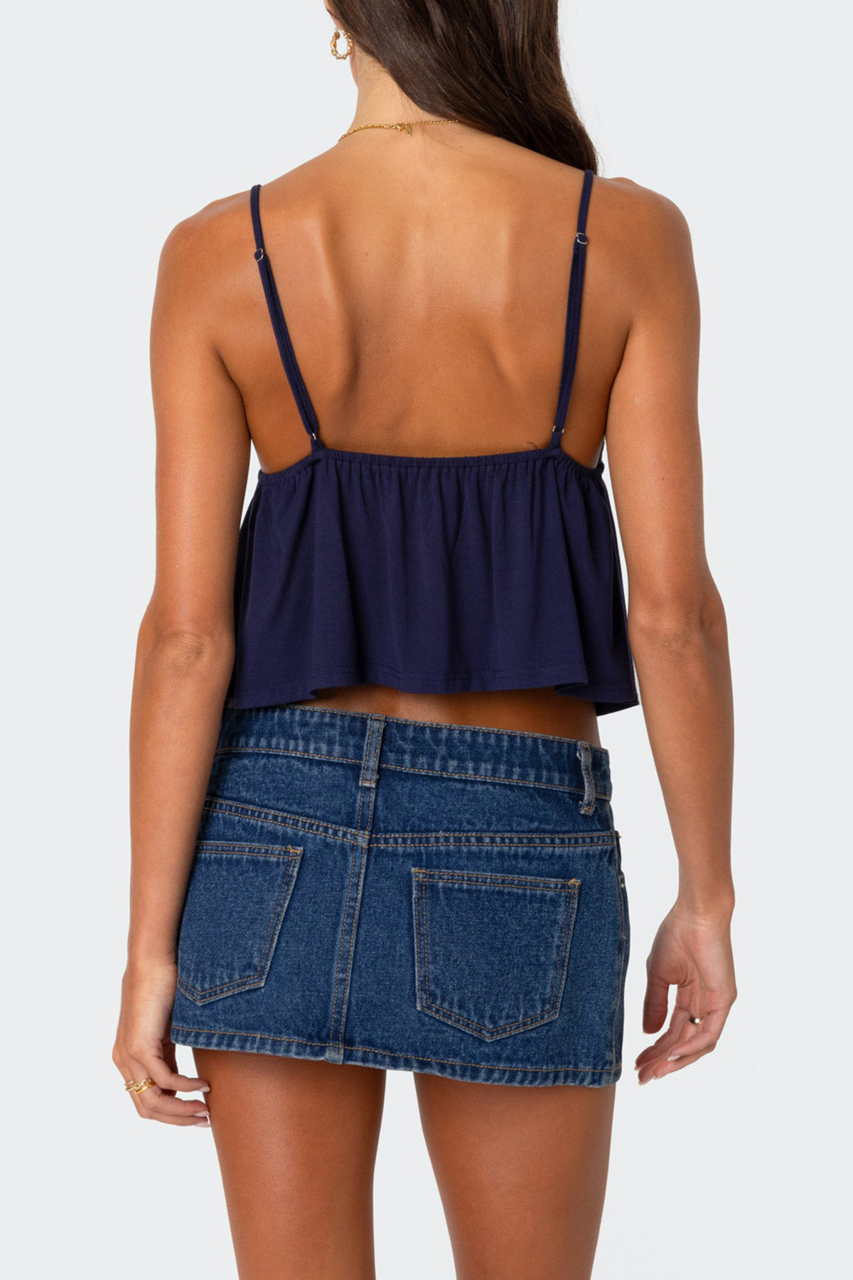 V-neck Babydoll Tank Top