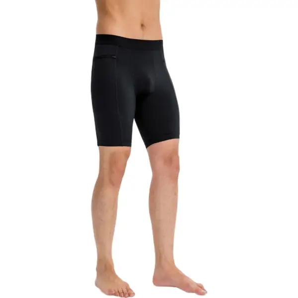 Compression Side-Pocket Stretch Men's Biker Shorts