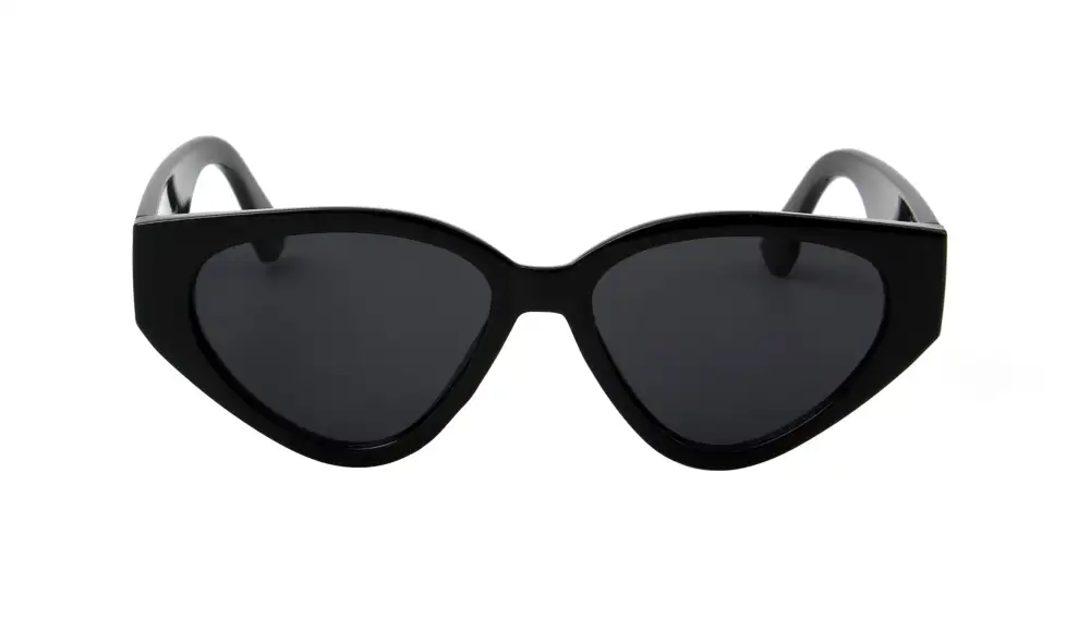 Round Cat-Eye Contemporary Look Sunglasses