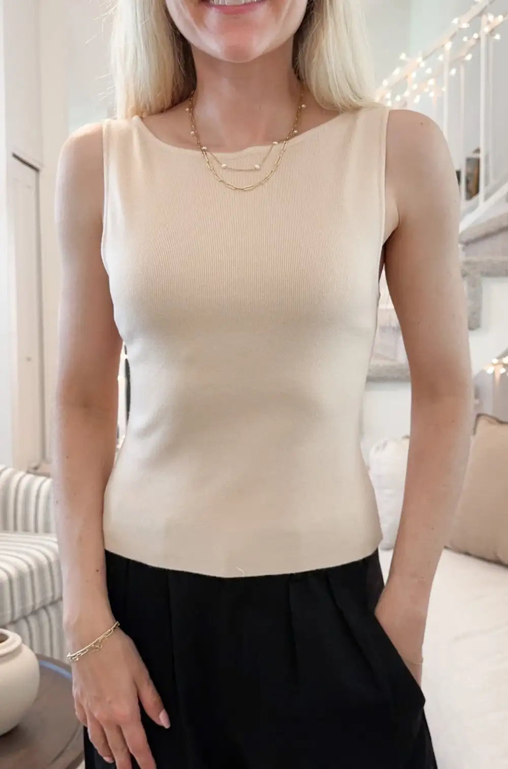 Soft Boat Neck Top