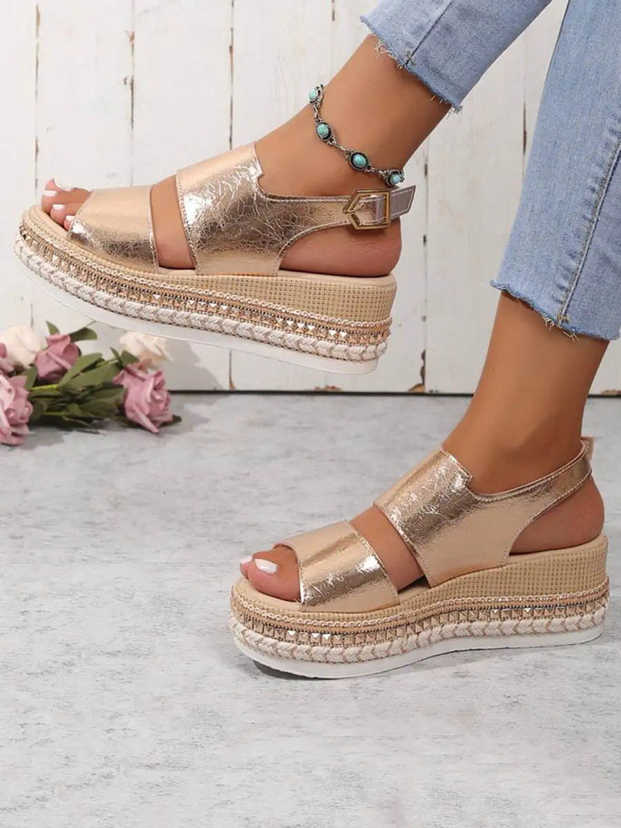 Open-Toe Heeled Sandals