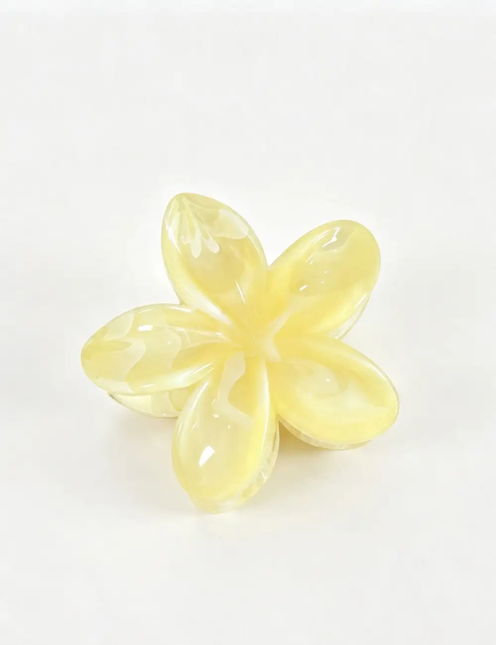 Plumeria Flower Shape Hair Hair Claw Clip