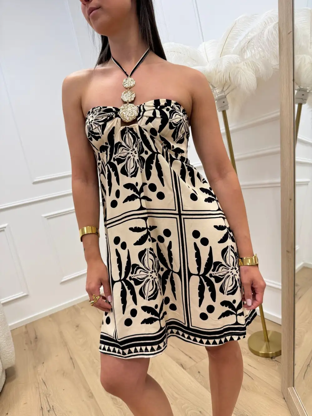Mini Halter Dress