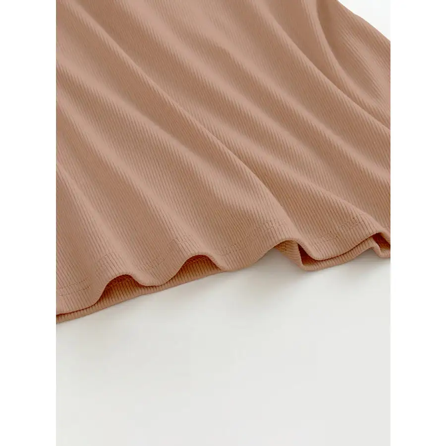 Grecian Neck Tank With Chest Pads