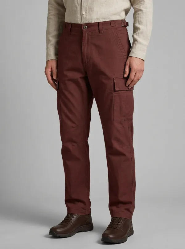 Men's Military Style Olive Green Multi-Pocket Cargo Pants
