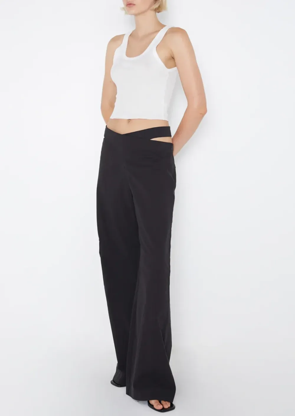CUTOUT WAIST CARGO PANT