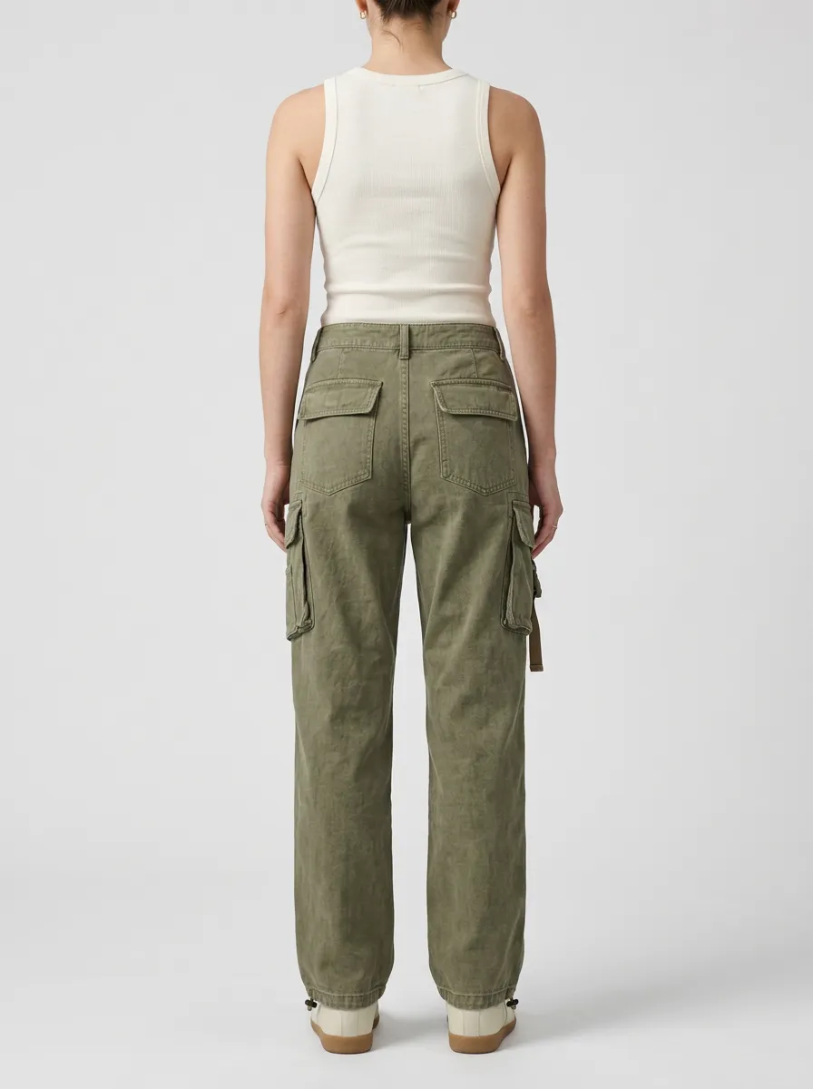 Core Multi Pocket Tactical Style Design Women's Multi Pocket Cargo Pants