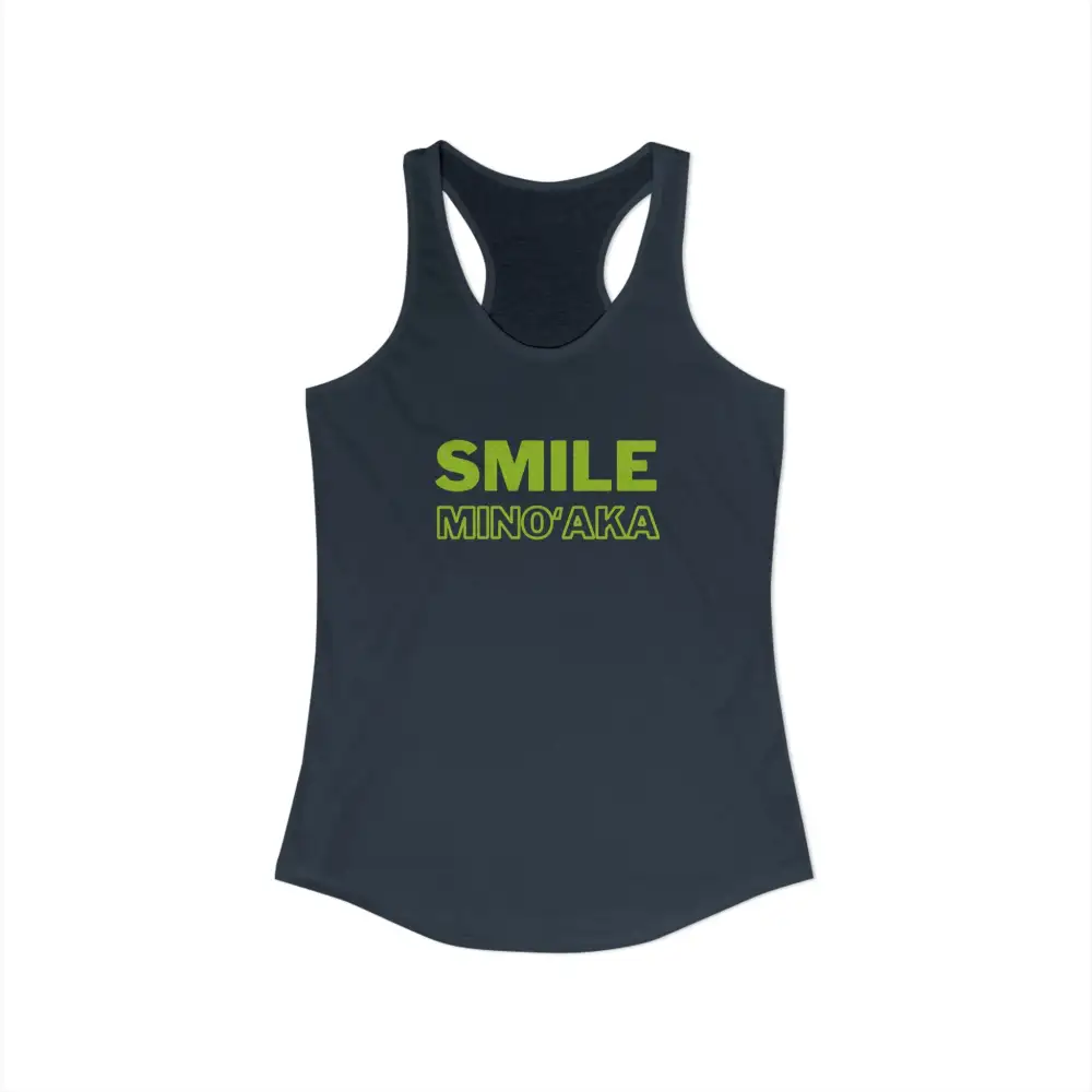 Smile Wordmark Racerback Tank
