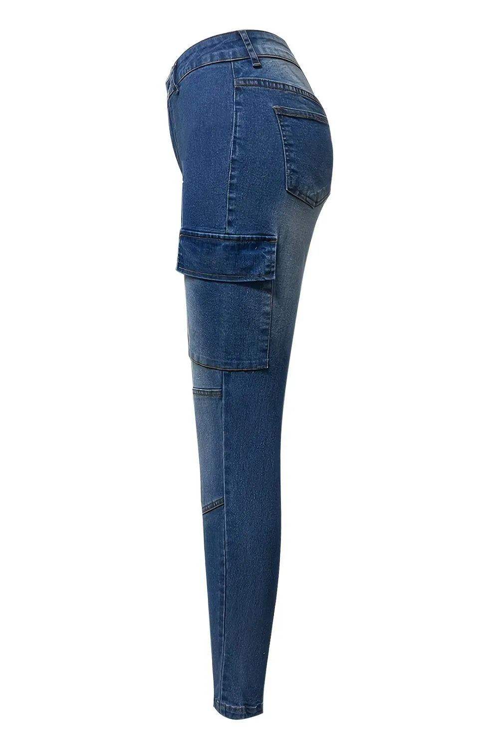 Skinny Jeans Pocket Denim
