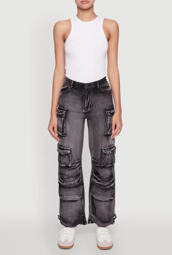 Solid Color Jeans
