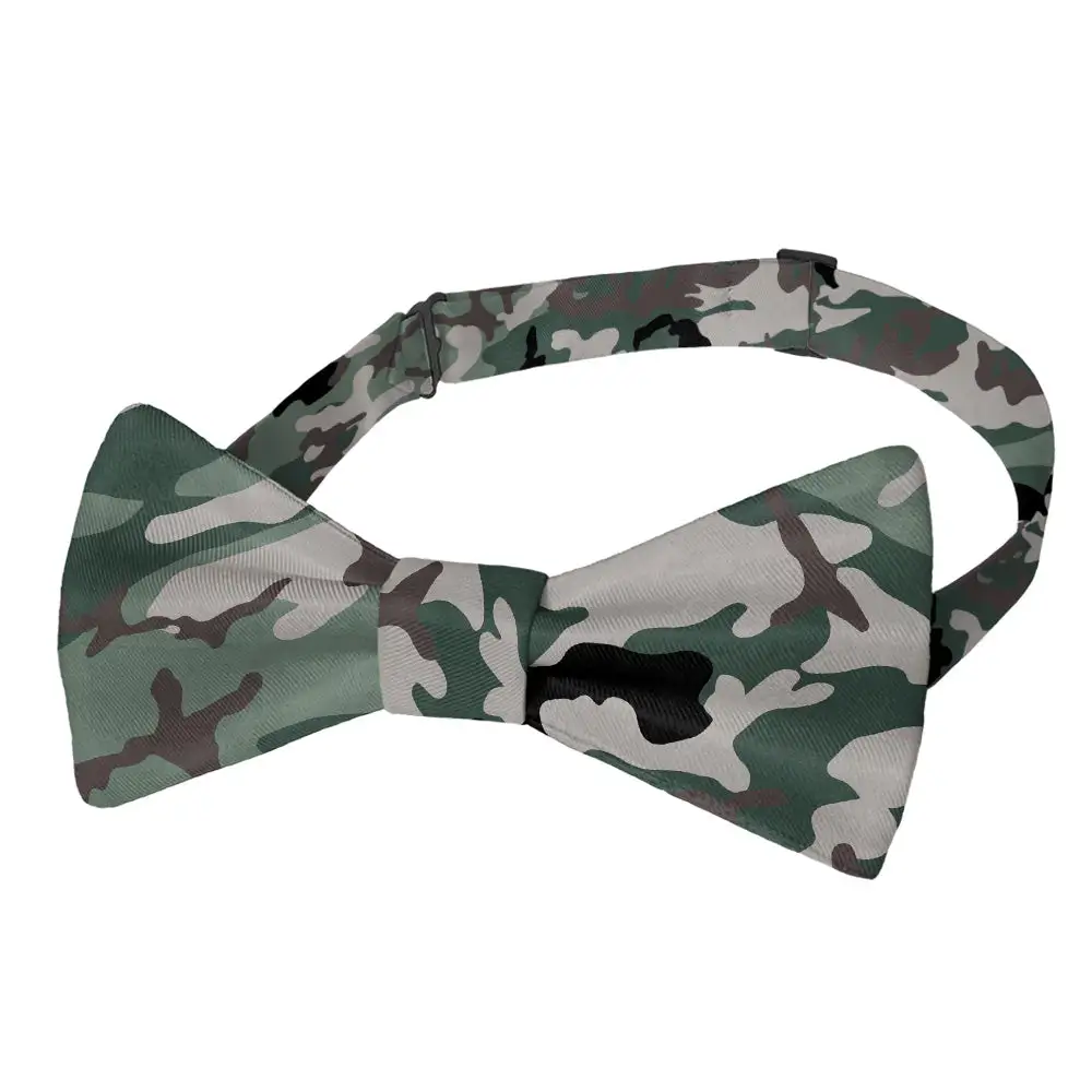 Camo Pattern Bow Tie