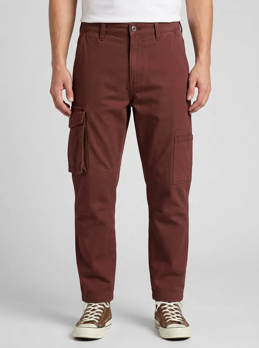 Men's Olive Green Multi-Pocket Tactical Cargo Pants
