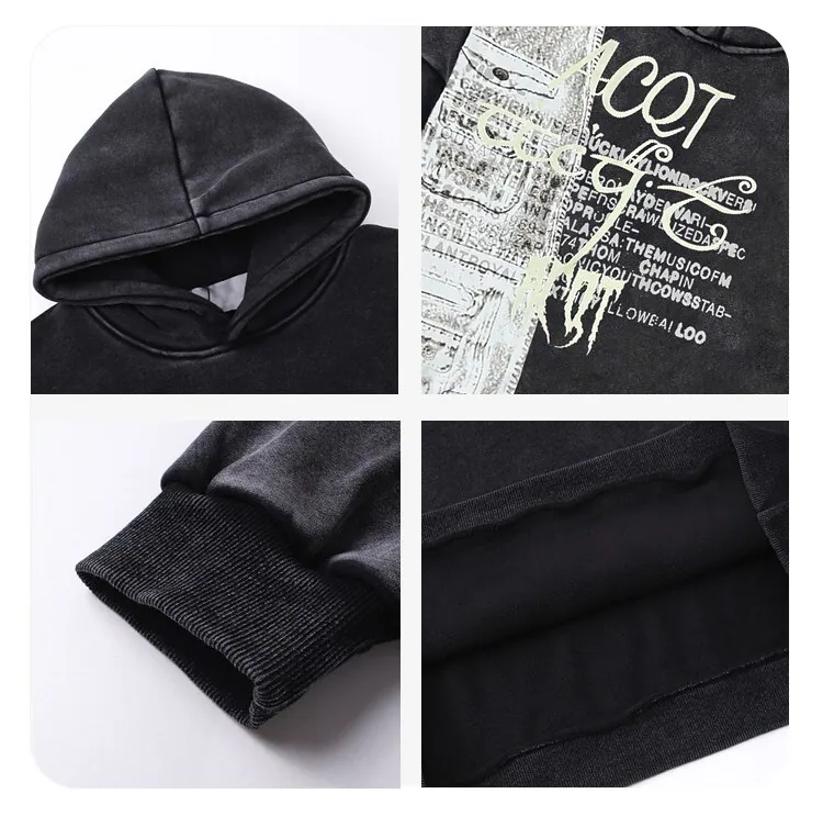 Oversized Washed Heavyweight Hoodie