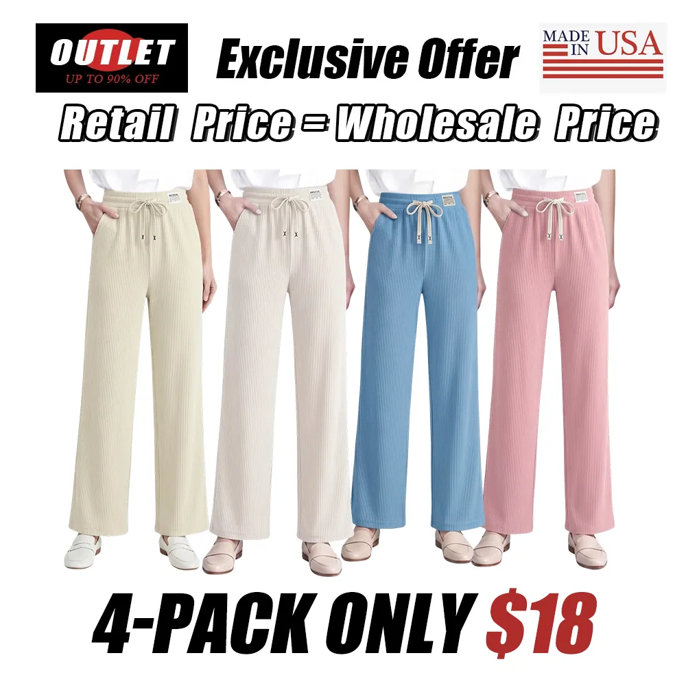 🔥Last Day💥 Women's Ultra Soft Perfect Drape Pull-On Pants🔥8-Pack Only $24