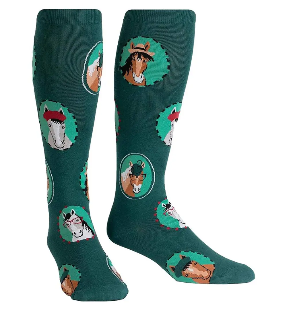 Equestrian Stretch Knee-High Socks