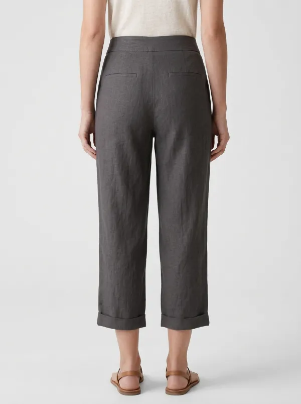 Essential Linen Blend Profile Women's Cropped Pants