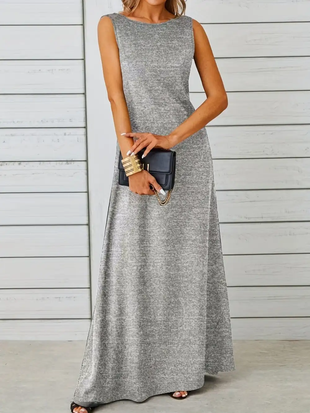 Sleeveless Flowy Maxi Dress