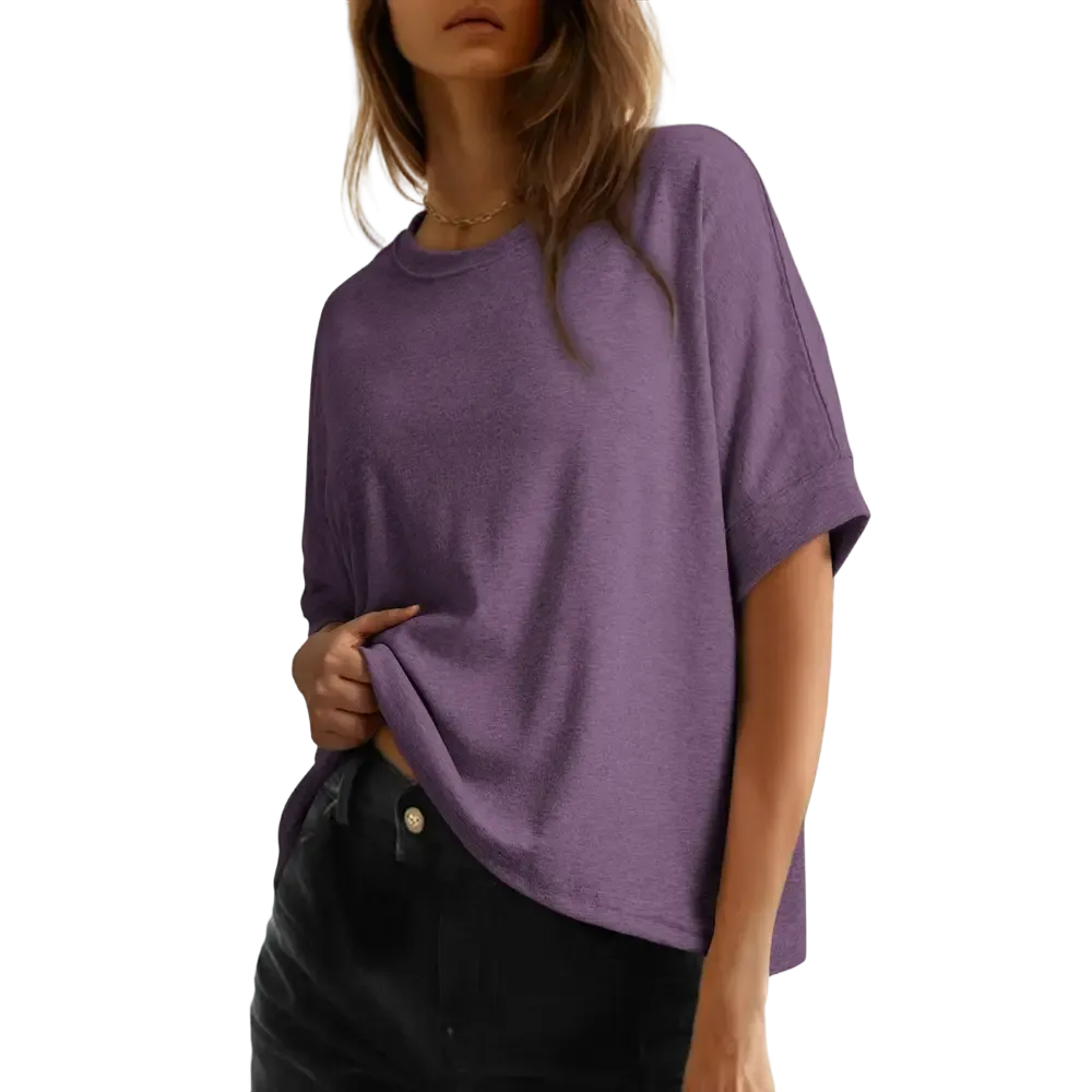 🔥Women's Tops For Women 2026 Loose Oversized Basic Tee Comfortable Soft Fabric Flattering Fit