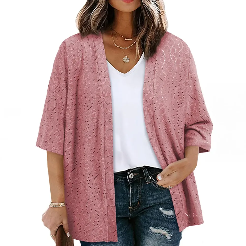 🎉Hot Sale🔥-Women's Plus-Size Cardigan🔥10-Pack - All Colors Included