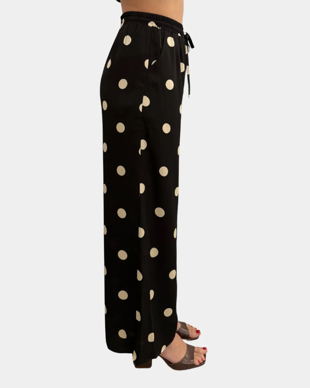 Relaxed Polka Dot Pants