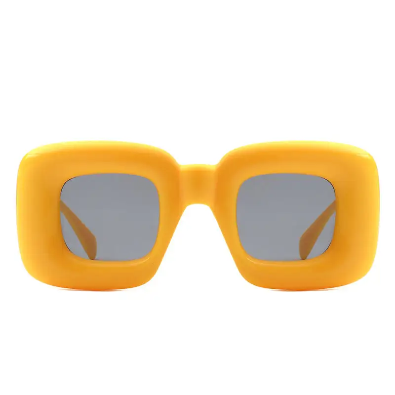 Structured Square Frame Sunglasses