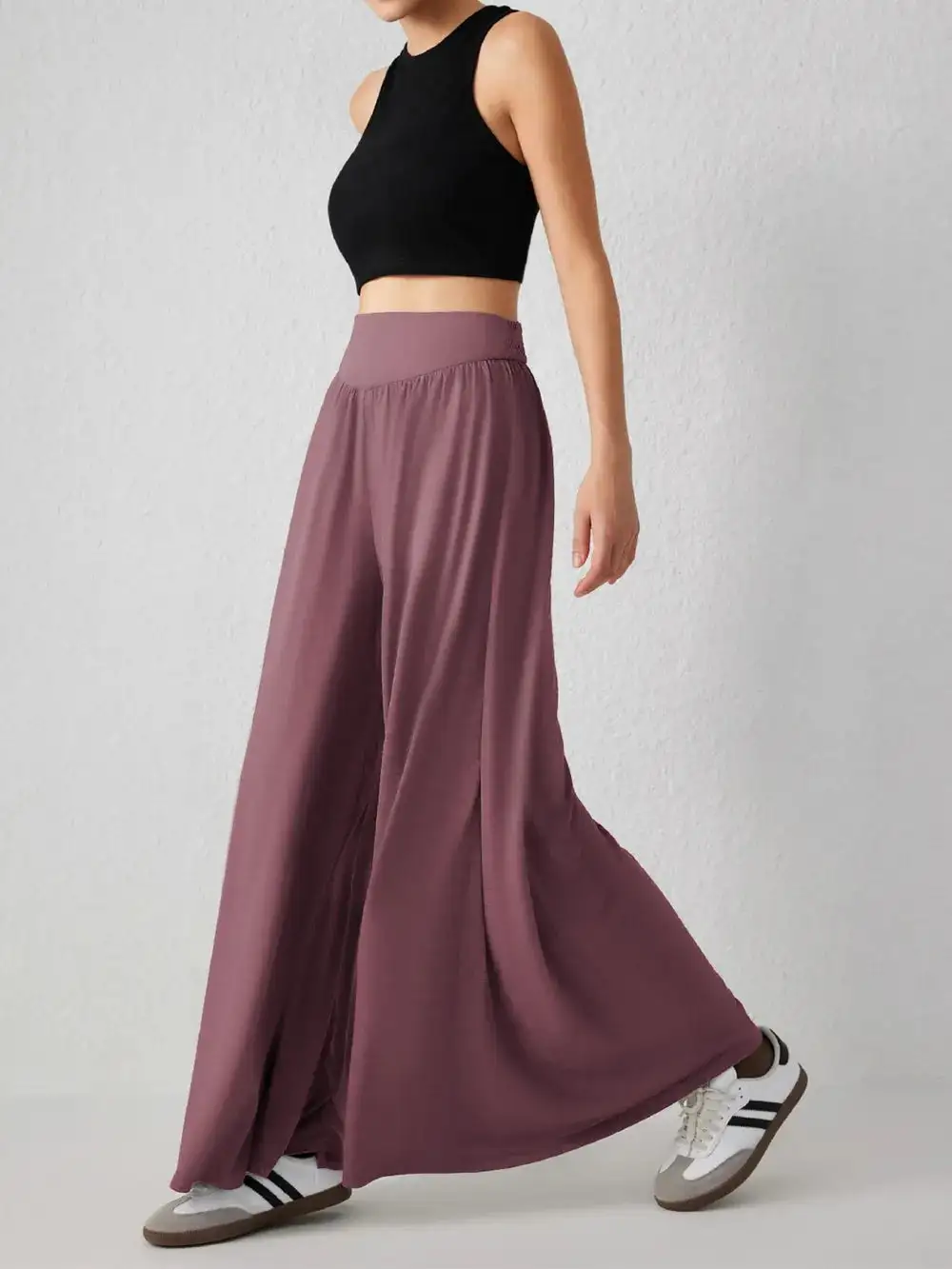 Flowy High Waist Wide Leg Pants
